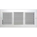 Kaper Ii Speedi-Grille Ceiling Or Wall Register With 3 Way Deflection 6in X 14in SG-614 CW3